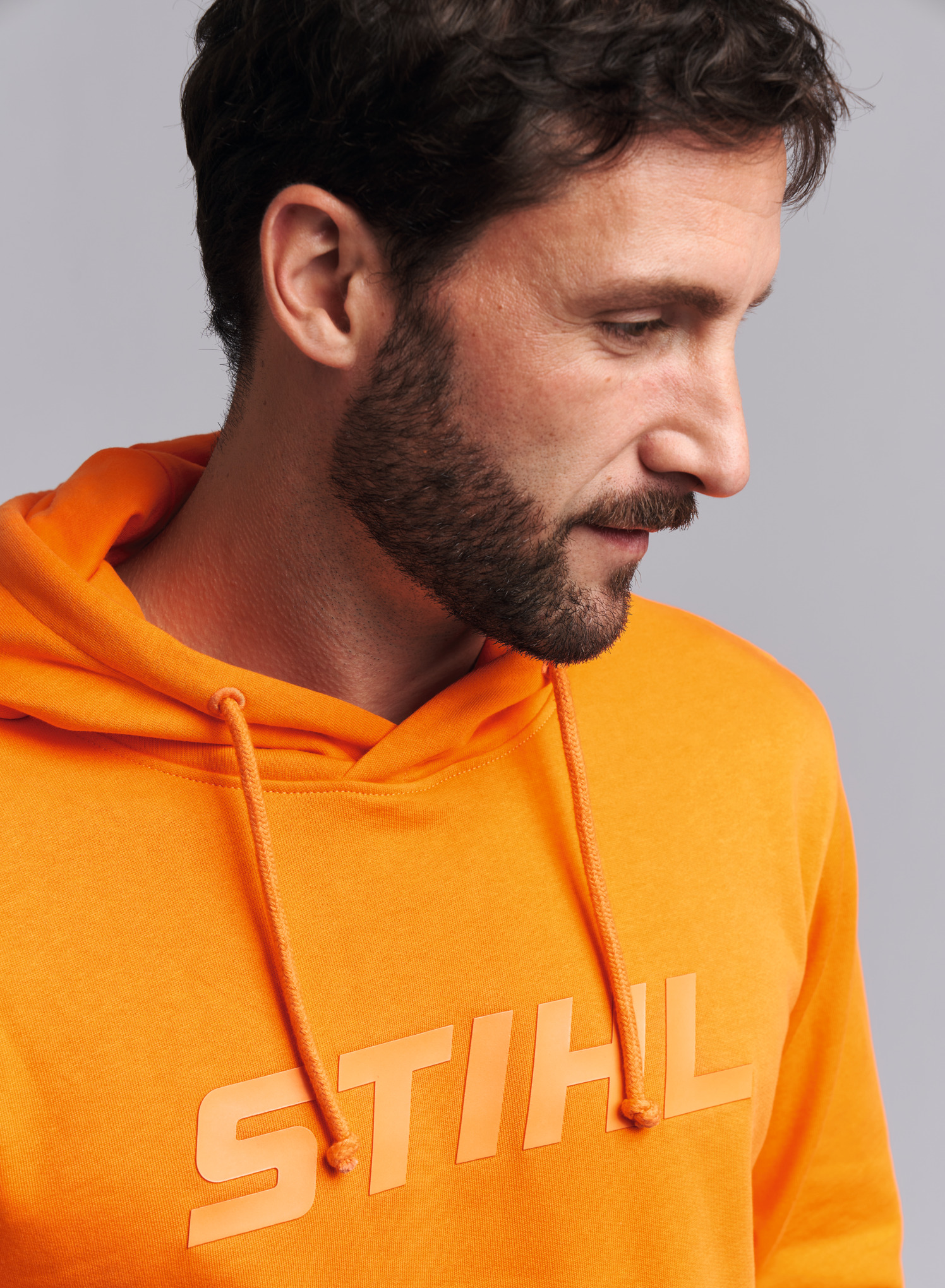 Orange STIHL hoodie - Adults