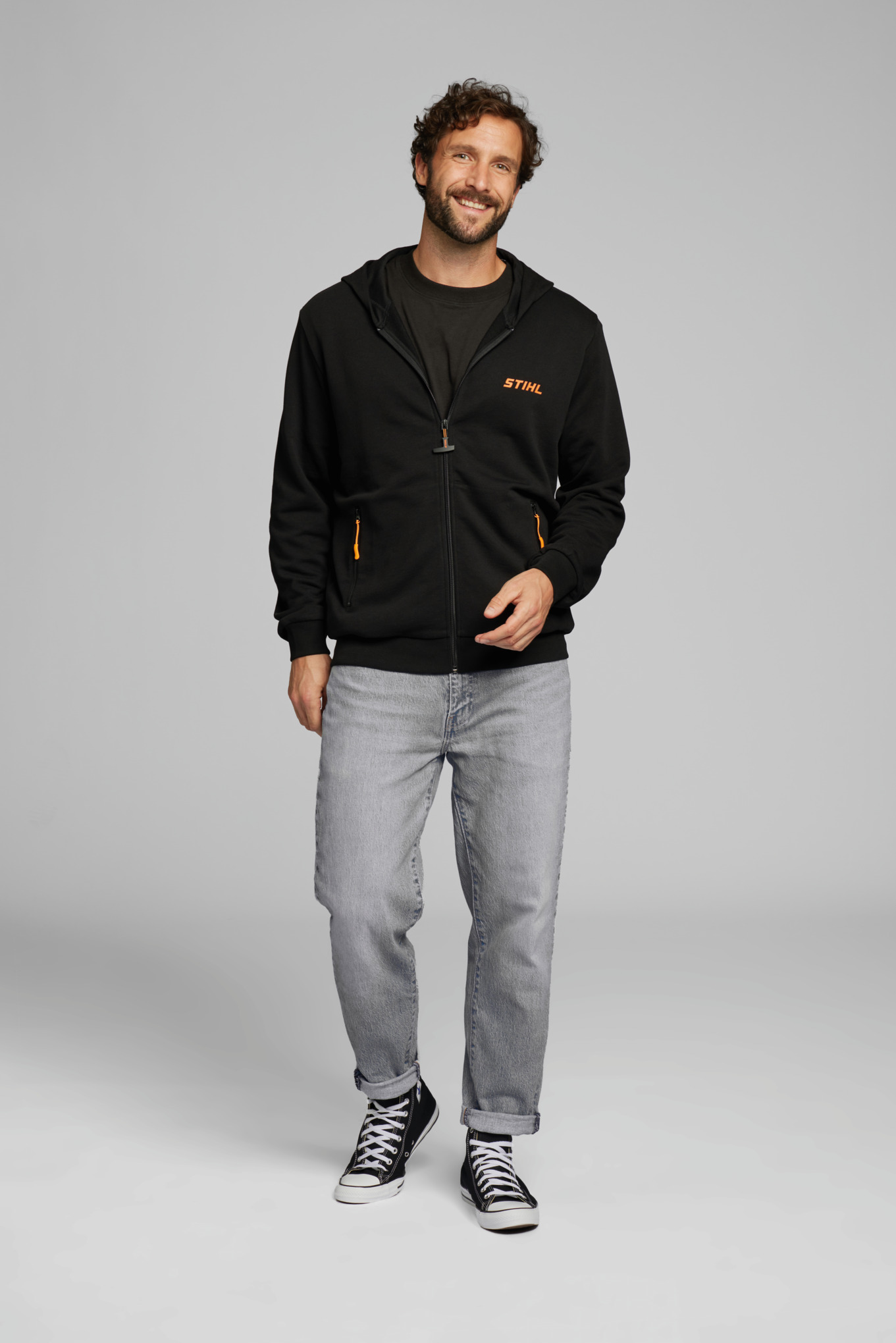 Hoodie Jacket STIHL - Black