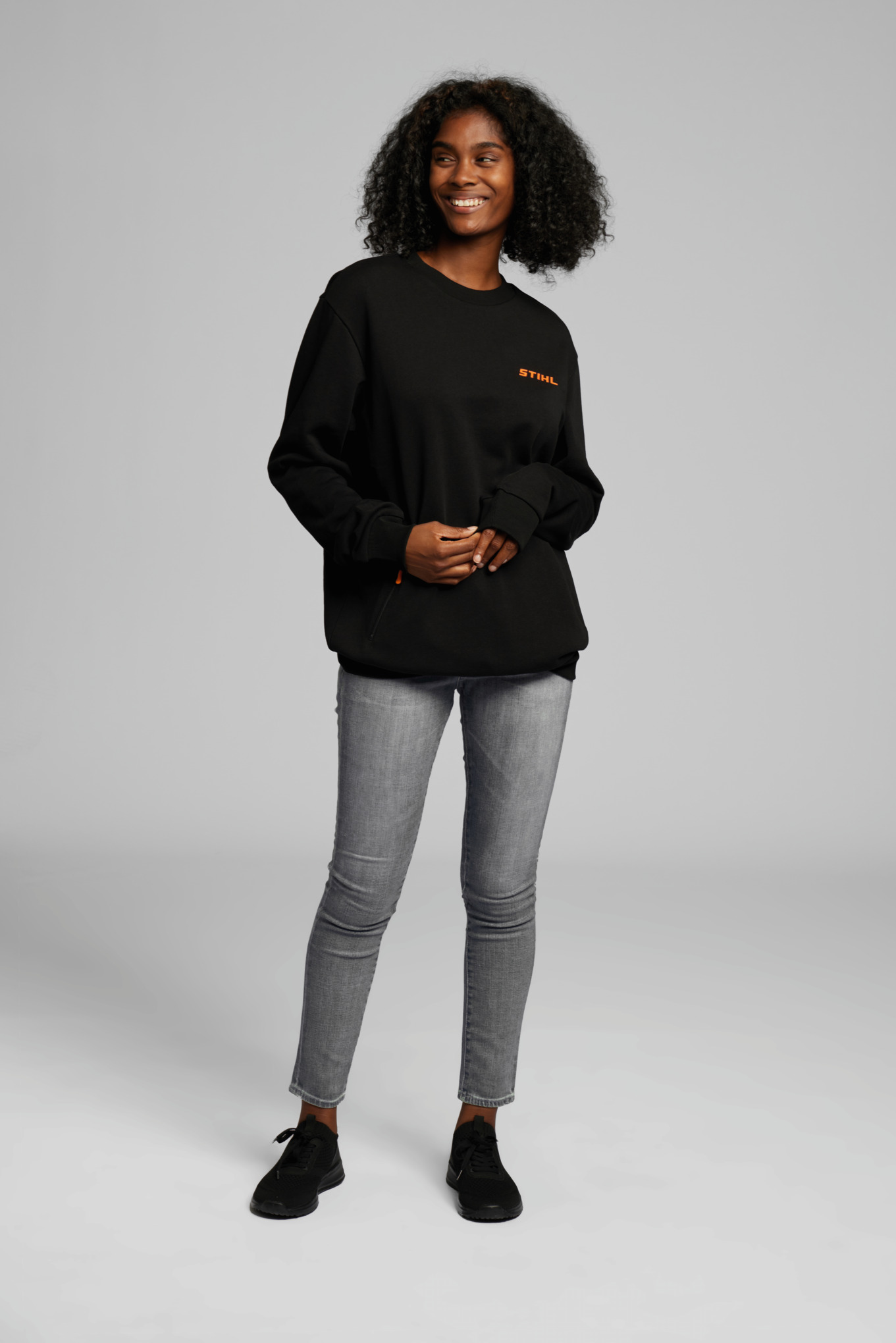 Sweatshirt Logo - Black