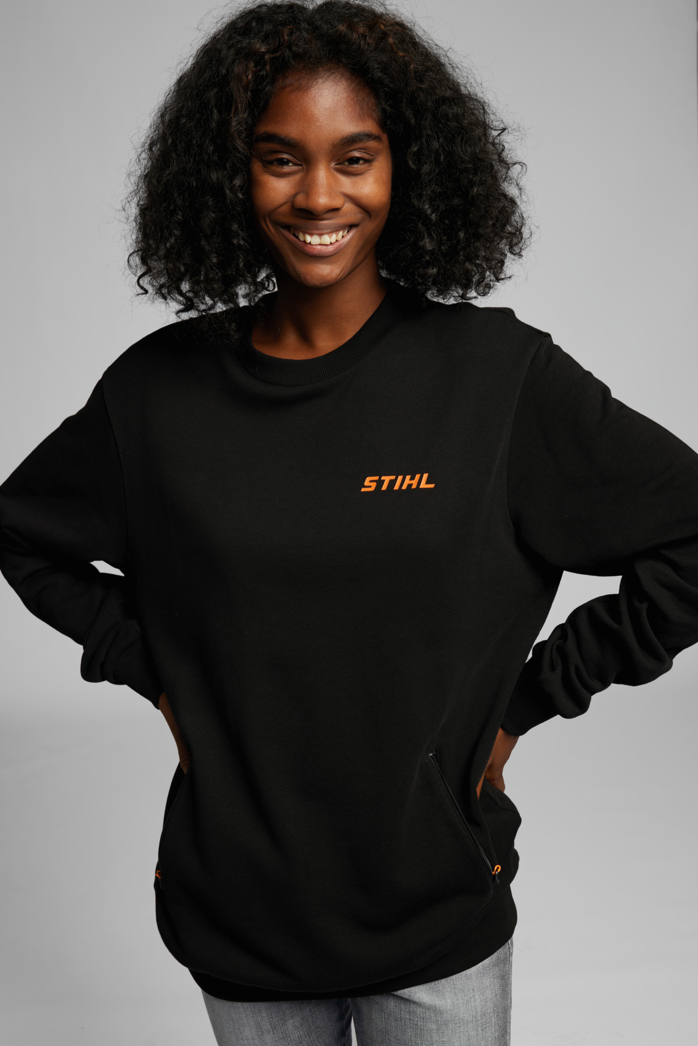 Sweatshirt Logo - Black